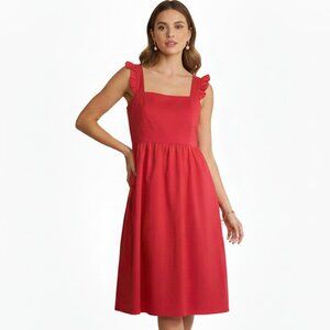 52 Seven Dress Women’s Size L Red  Fit & Flare A-Line Sleeveless  Boho